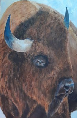 Gemälde, Bison, Nicole Lavigne