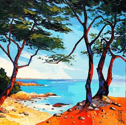 Peinture, Crique isolée, Pierrick Tual