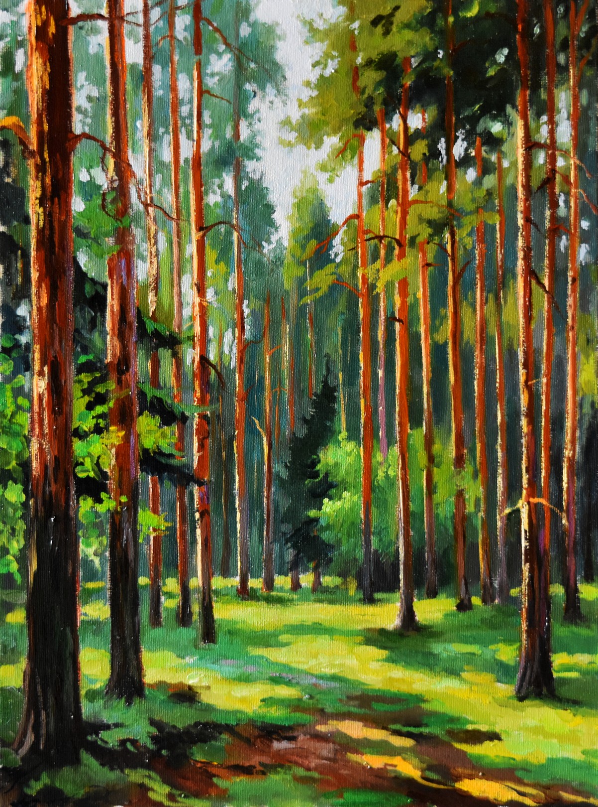 Serghei Ghetiu, A sunny day in the pine forest Serghei Ghetiu, A sunny day in the pine forest