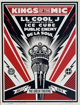 Print, Kings of the Mic, Shepard Fairey (Obey)
