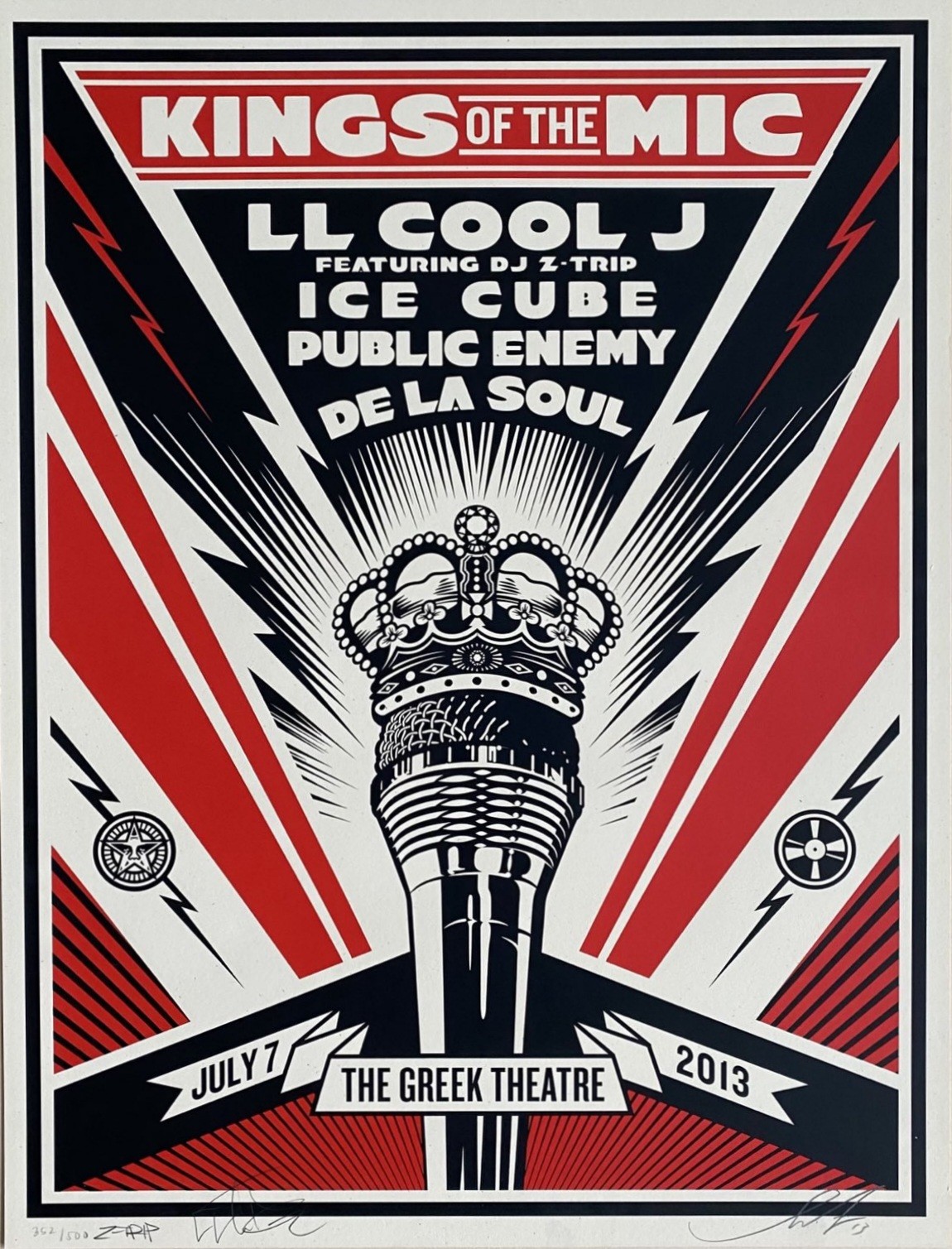 Shepard Fairey (Obey), Kings of the Mic Shepard Fairey (Obey), Kings of the Mic