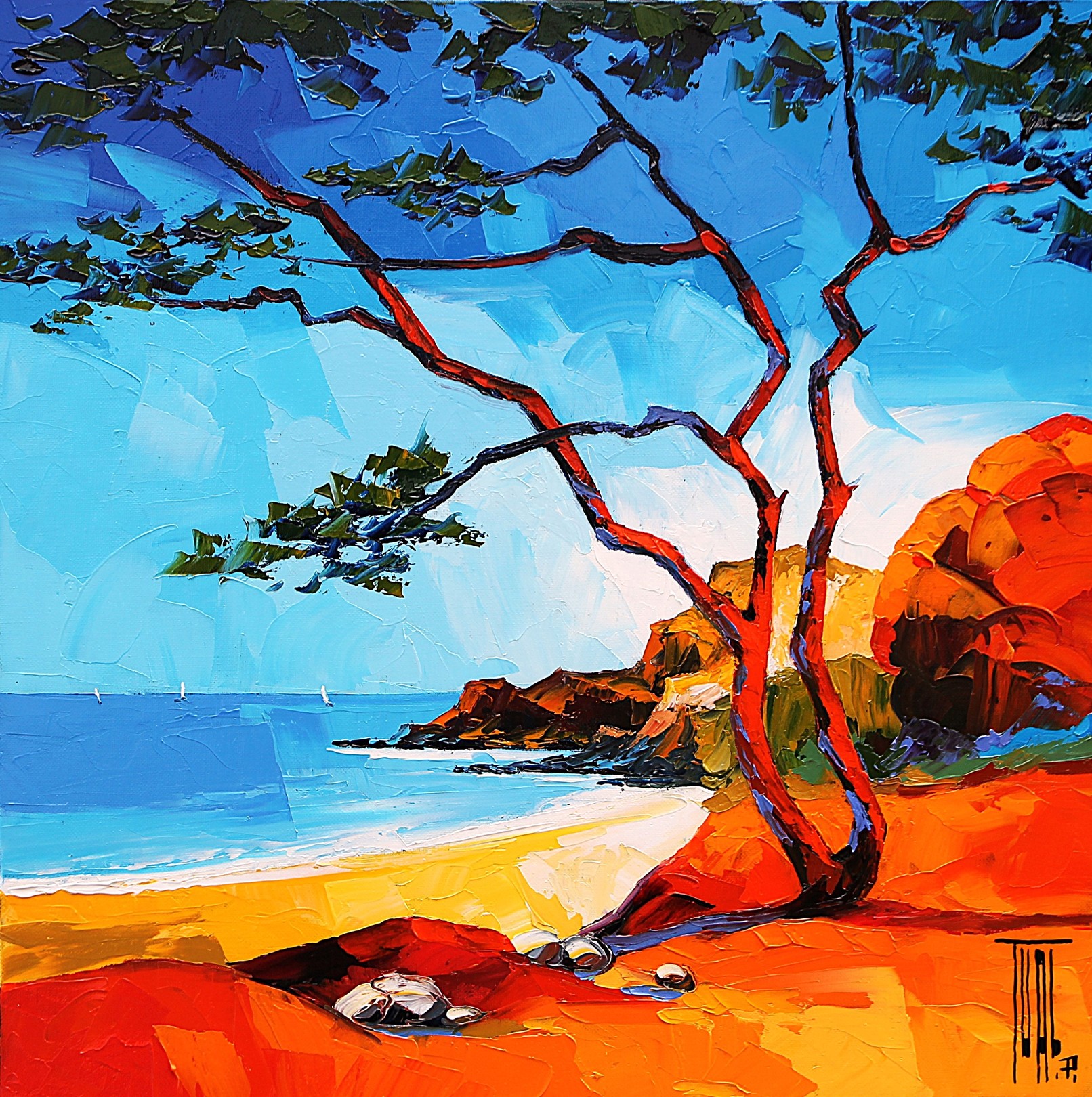 Pierrick Tual, Littoral au PIn Pierrick Tual, Littoral au PIn