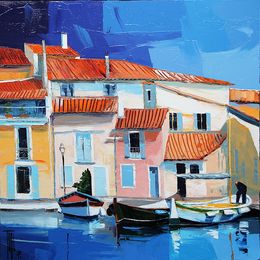 Gemälde, Petit port du sud, Pierrick Tual