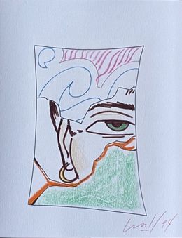 Fine Art Drawings, Portrait, John Matos Crash