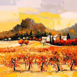 Gemälde, Vignes du Lubéron, Pierrick Tual