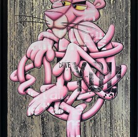 Pintura, Pink Panther x Golden rain Masterpiece, Raphael van der Haegen