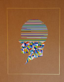Pittura, Cellular Interventions #1. From The Geometric Head Series, Almo