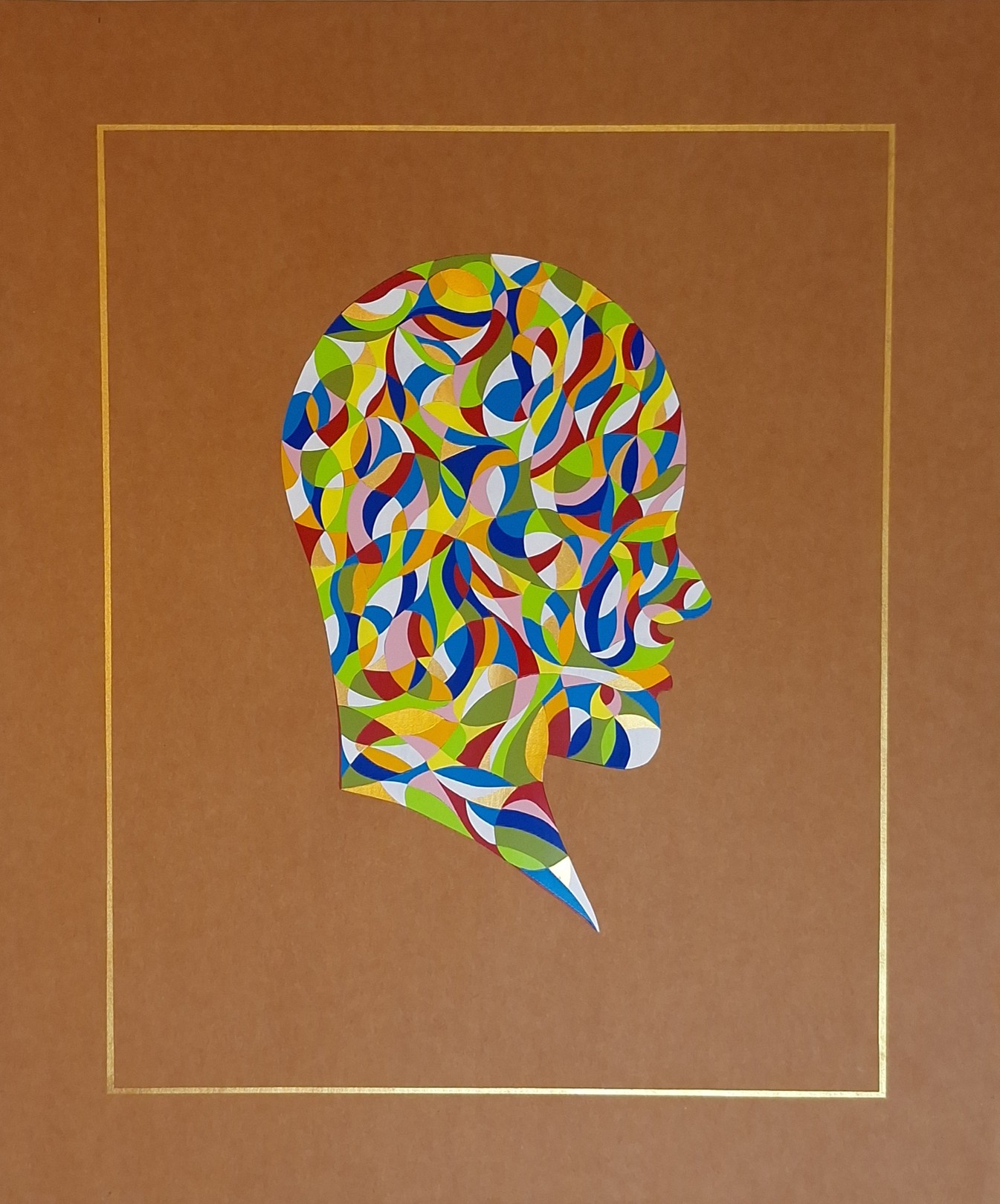 Almo, Ondular Movements #1. From The Geometric Head Series Almo, Ondular Movements #1. From The Geometric Head Series