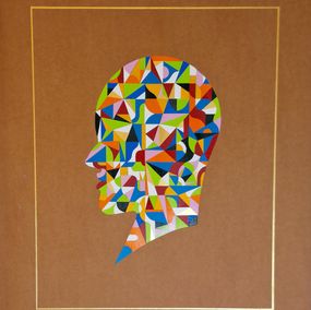 Pintura, Radial progression #1. From The Geometric Head Series, Almo