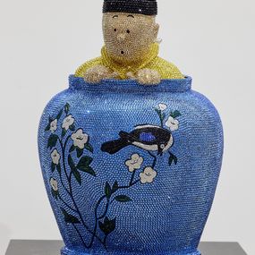 Sculpture, Tintin Blue Lotus, Angela Gomes