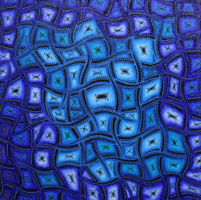 Gemälde, Mouvements aquatiques, Jonathan Pradillon