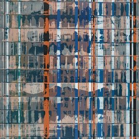Peinture, Double vibration chromatique 03-2021, Laurent Prudot