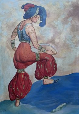 Gemälde, Red Sultana, Viktor Konotopsky