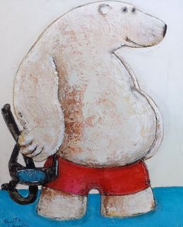 Gemälde, Maillot rouge, Hervé Maury