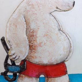Peinture, Maillot rouge, Hervé Maury