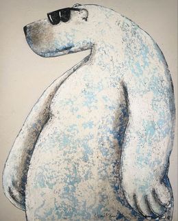 Gemälde, Ours au soleil, Hervé Maury