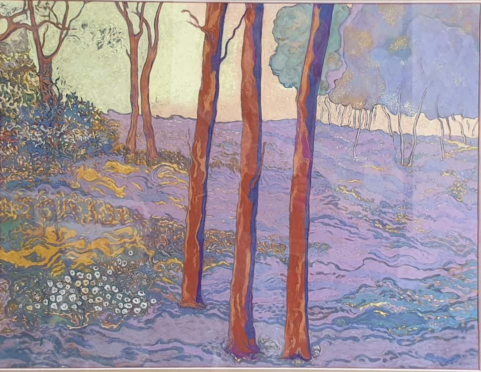 Francis Besson, Forest In Lilac, Provence Francis Besson, Forest In Lilac, Provence