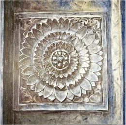 Peinture, Beautiful temple lotus., AreiRa