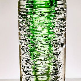 Design, Green Artistic Vase, pattern no. 6825, Frantisek Vizner
