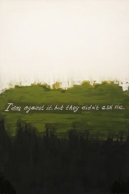 Peinture, I Am Against It, Alina Shamanka