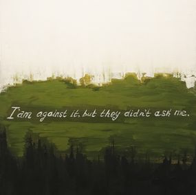 Gemälde, I Am Against It, Alina Shamanka