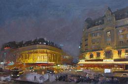 Gemälde, Paris, Grand Boulevard, Christophe Thiry