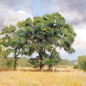 Gemälde, Les chênes, Christophe Thiry