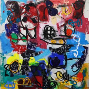 Painting, Overcoming The Night, Taher Jaoui