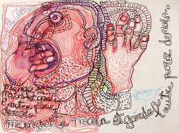 Fine Art Drawings, Mange ta main, Brigitte Derbigny
