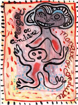 Zeichnungen, Manger ou conduire, Brigitte Derbigny