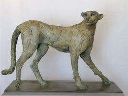 Skulpturen, Guépard debout, Isabelle Carabantes