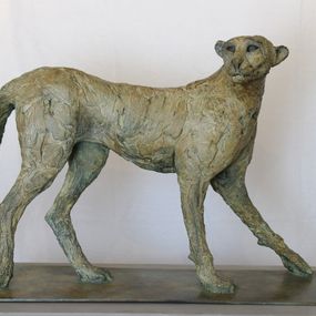 Sculpture, Guépard debout, Isabelle Carabantes
