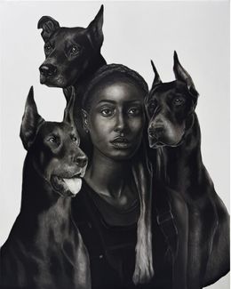 Gemälde, Entre o Afeto II, Ritchelly Oliveira