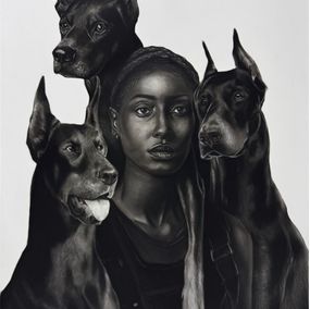Gemälde, Entre o Afeto II, Ritchelly Oliveira