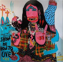 Gemälde, Stop the world 1 show me how to live, Nolwenn Samson