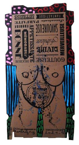 Fine Art Drawings, Vénus Pizza n°15, Brigitte Derbigny