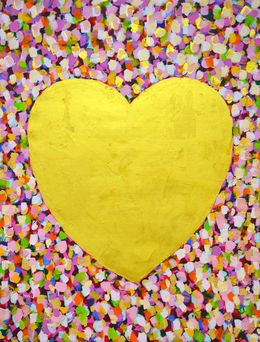 Painting, Heart of gold, Iryna Kastsova