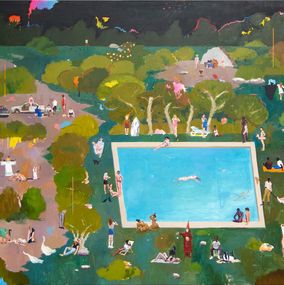 Gemälde, Mientras llega la calma, Alexander Grahovsky