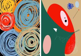 Fotografien, Singularity 03 and It All Moves 02, Diptych, Angelica Tcherassi