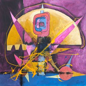 Painting, Festejo, Francisco Muñoz Tejeida