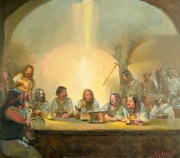 Gemälde, The Sacred Supper, Igor Galan