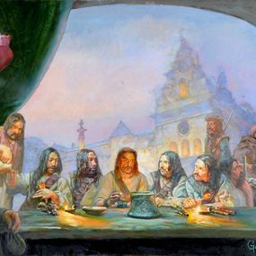 Peinture, The Sacred Supper, Igor Galan