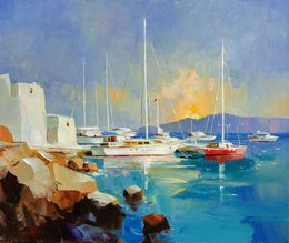 Peinture, Whisper of the Turquoise Wind, Vasyl Khodakivskyi