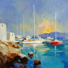 Peinture, Whisper of the Turquoise Wind, Vasyl Khodakivskyi