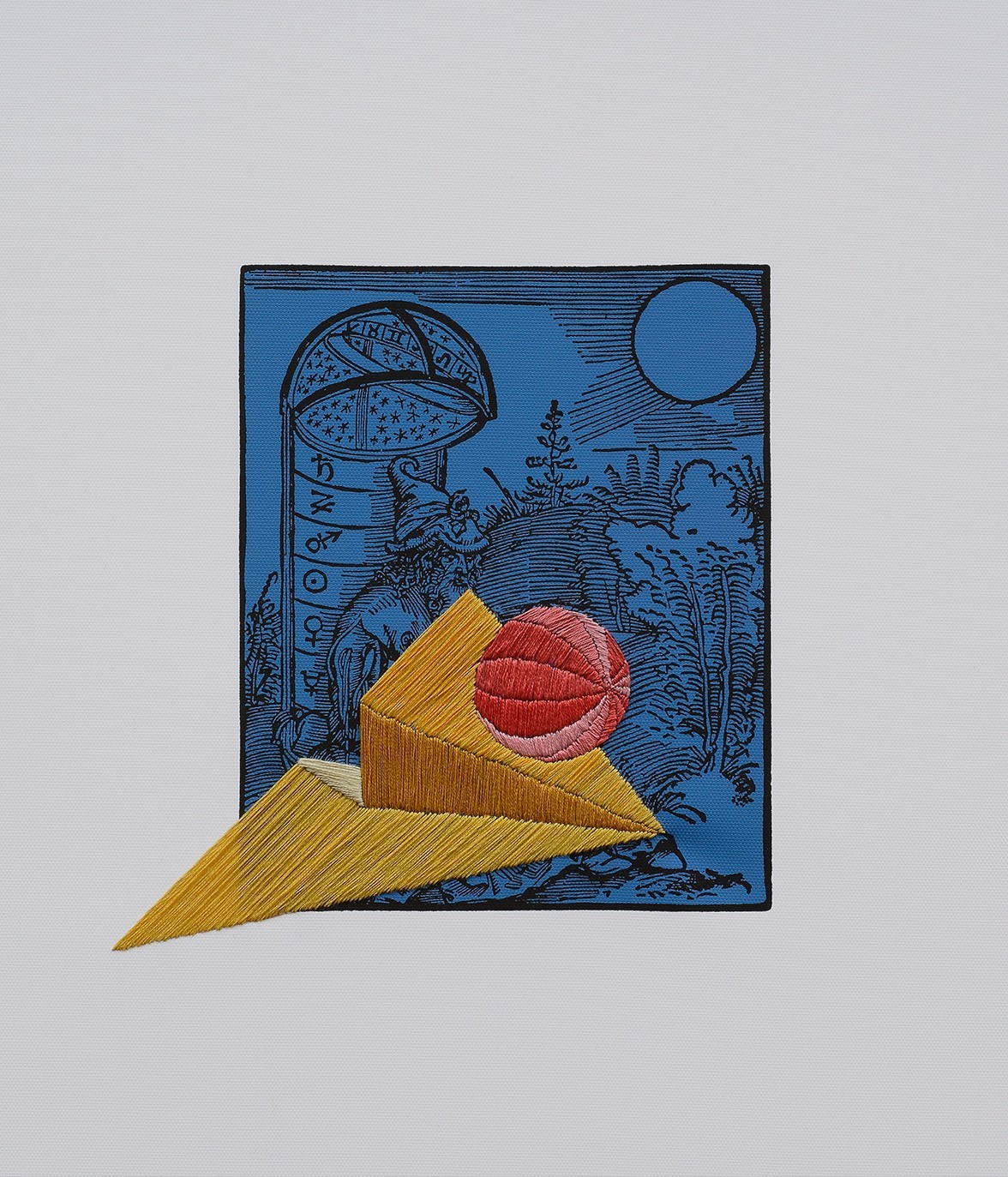 Ana Seggiaro, Untitled. Unique embroidery artwork from the Durero series Ana Seggiaro, Untitled. Unique embroidery artwork from the Durero series