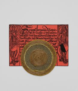 Painting, Untitled. Unique embroidery artwork from the Durero series, Ana Seggiaro