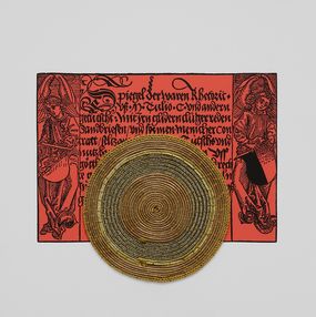 Gemälde, Untitled. Unique embroidery artwork from the Durero series, Ana Seggiaro