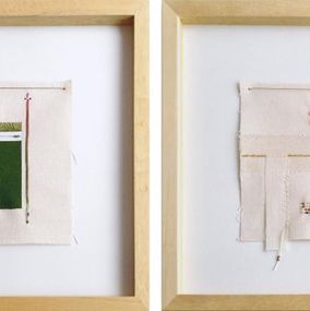 Gemälde, Intenciones del Silencio VII and III. Diptych, Angelica Chavarro Franco