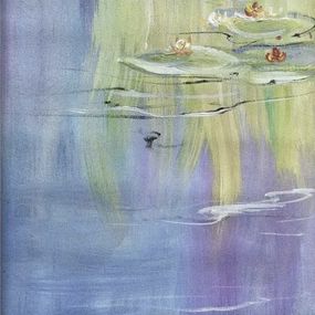 Gemälde, Nymphéas bleu, Xiu