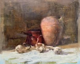 Peinture, Still Life with Onion, Artyom Abrahamyan